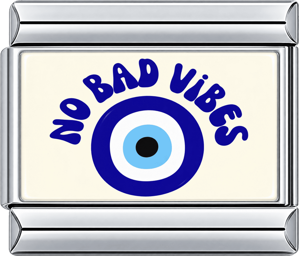 No Bad Vibes Evil Eye Single Charm