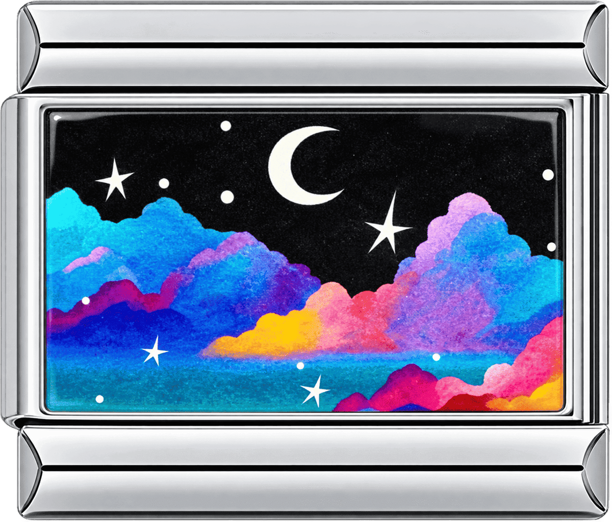 Celestial Color Clouds Single Charm