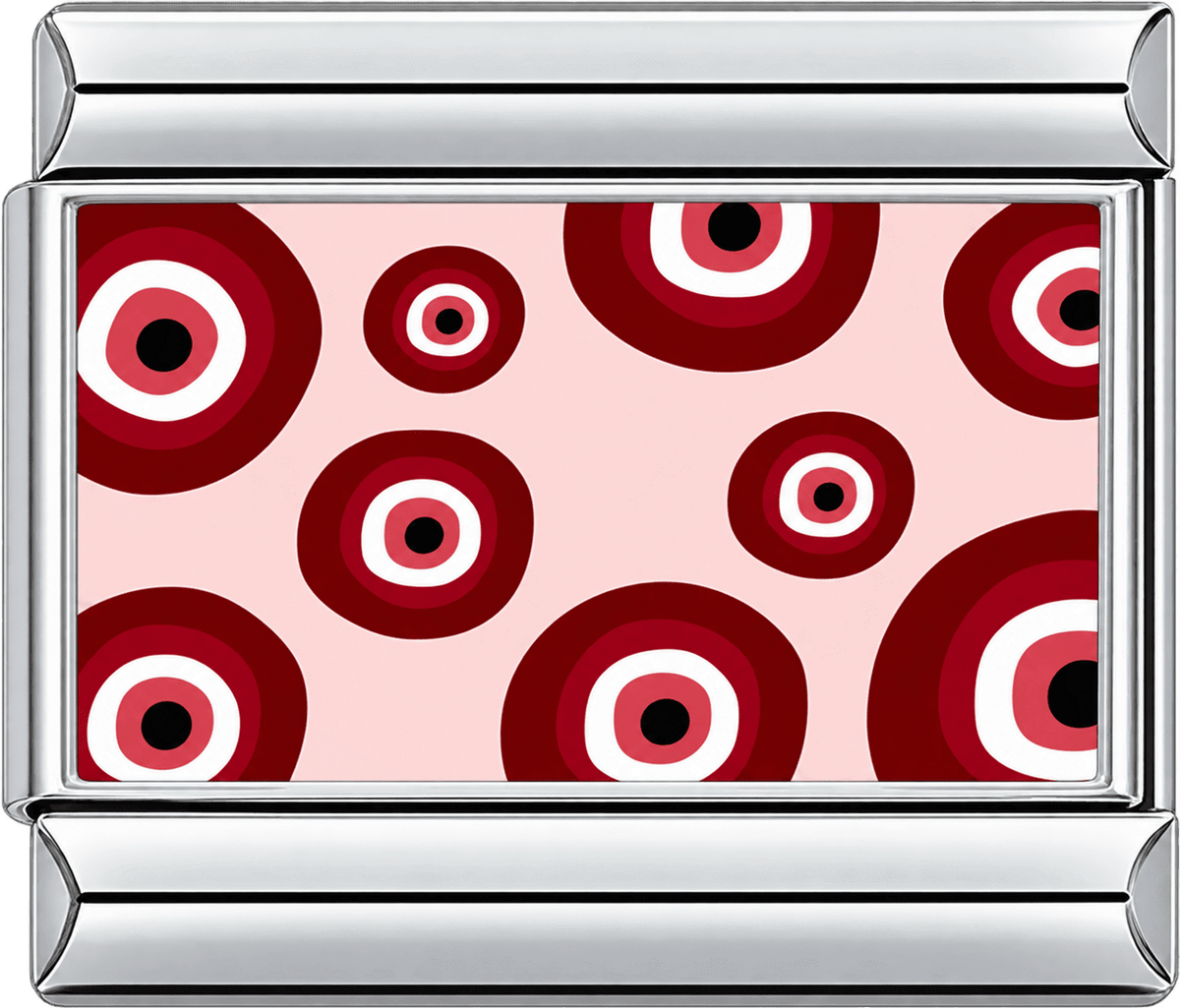 Crimson Nazar Pattern Single Charm