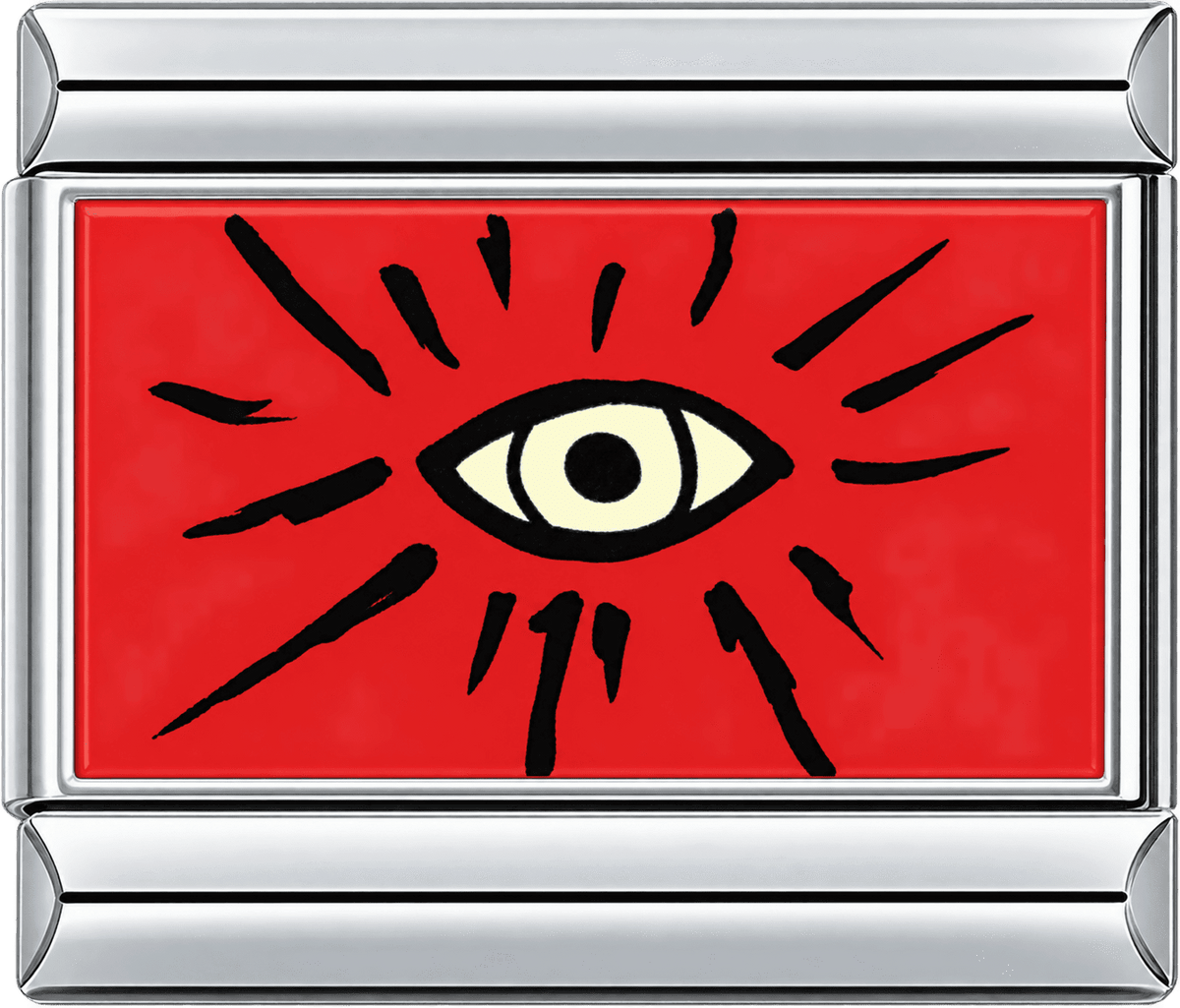 Radiant Red Eye Single Charm