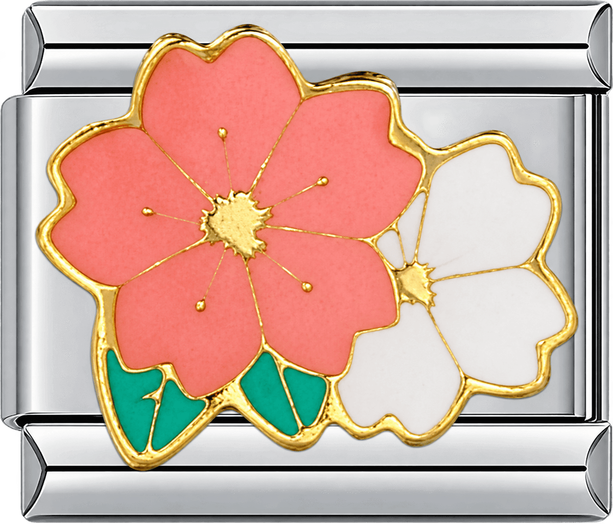 Twin Garden Blossoms Single Charm