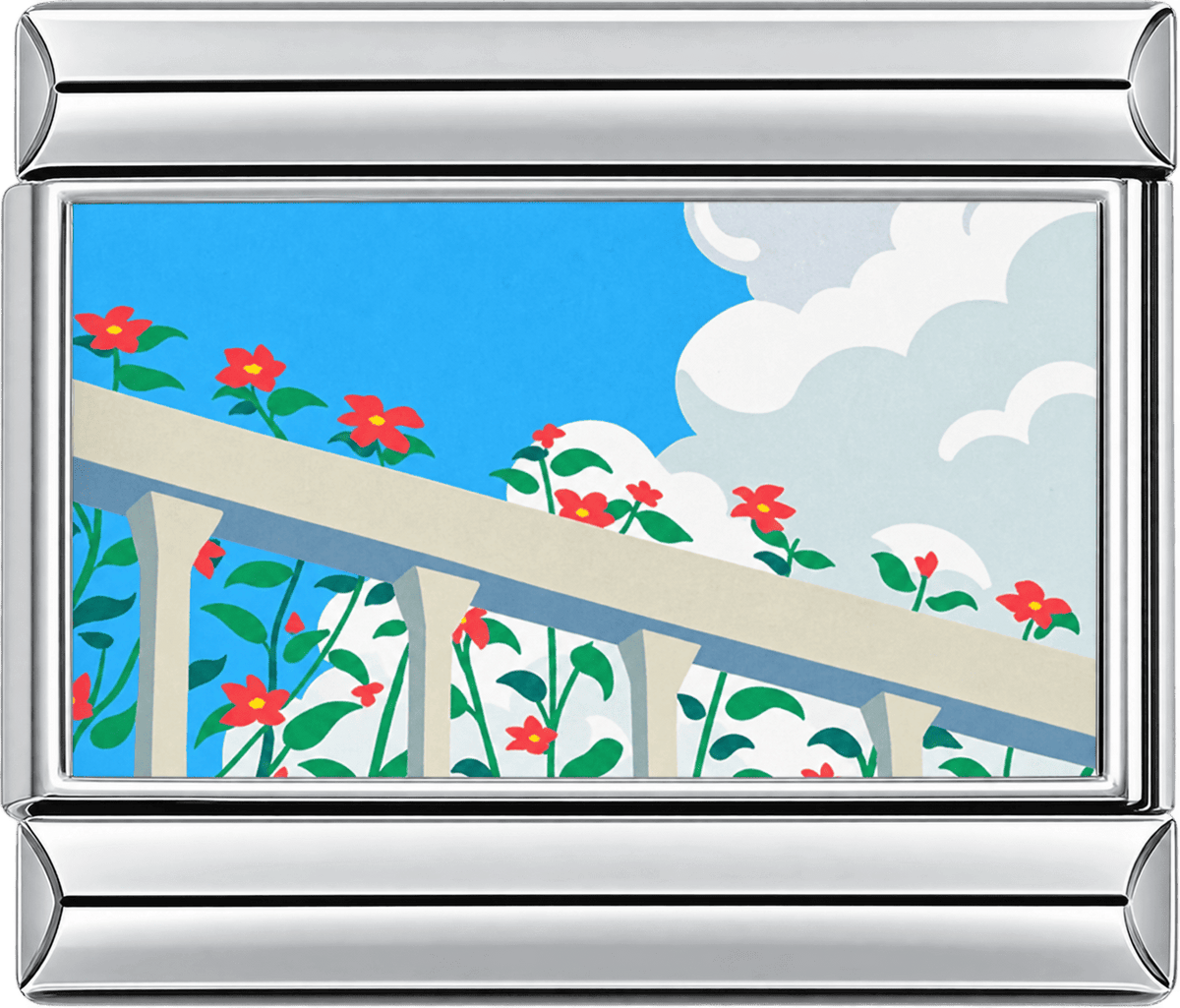 Flower Balcony Single Charm