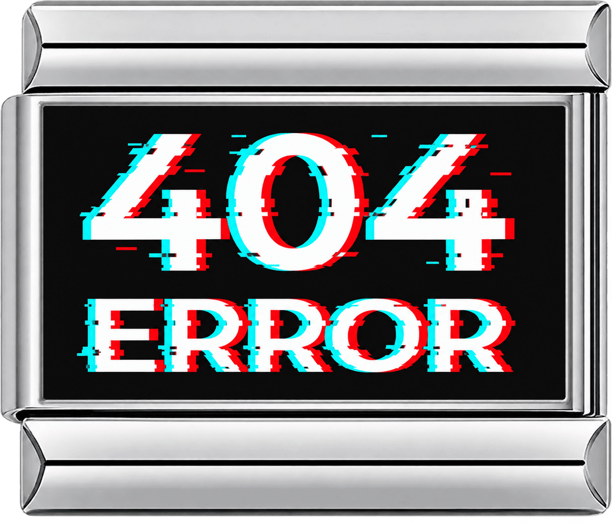 404 Error Single Charm