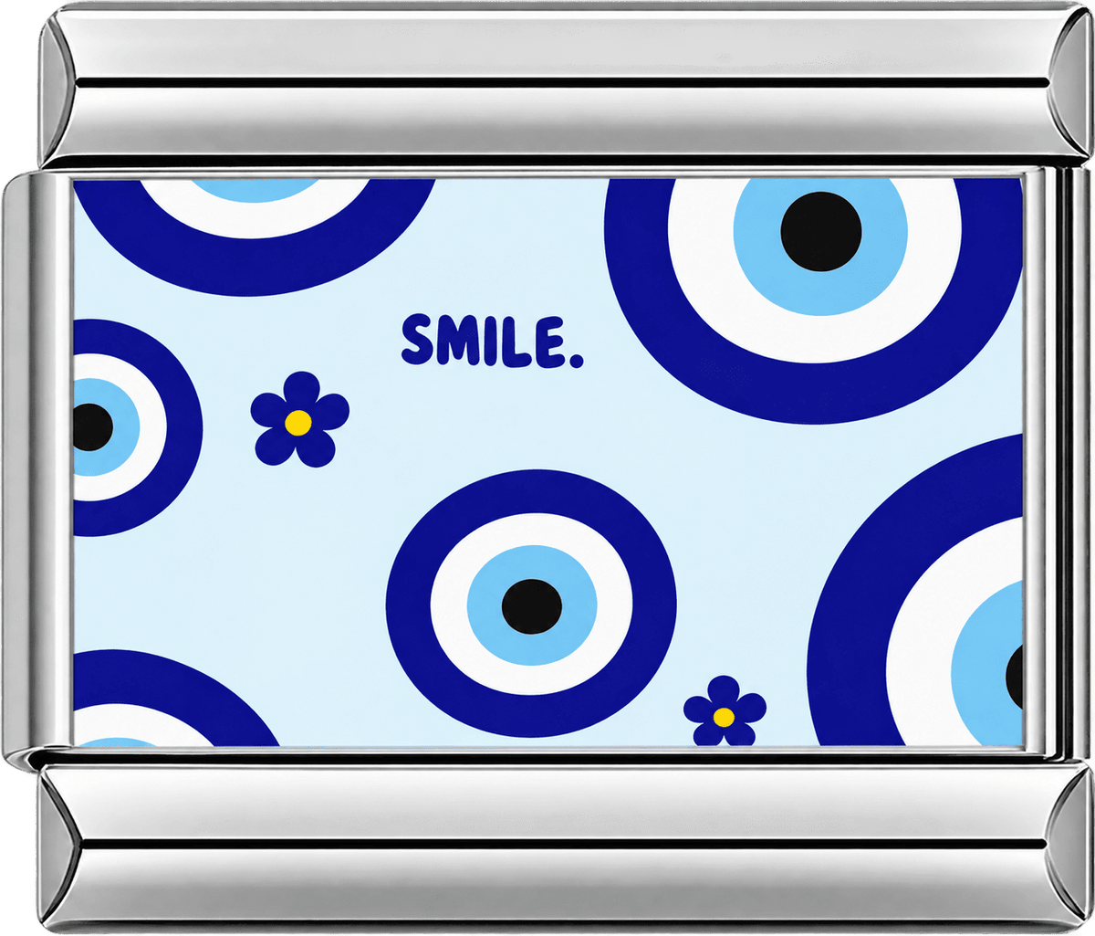 Smile Evil Eye Single Charm