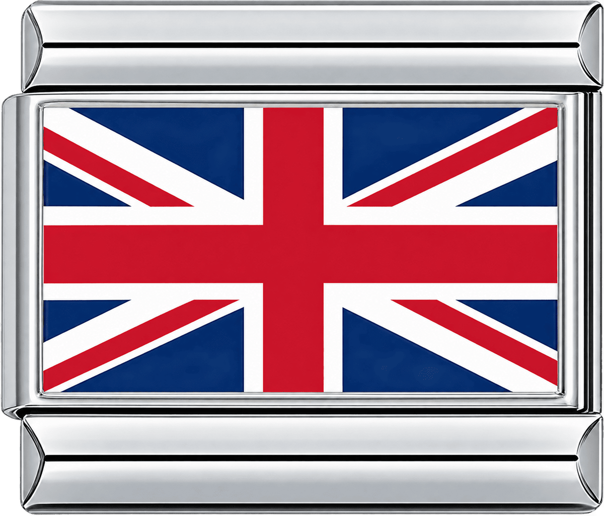 United Kingdom Flag Single Charm