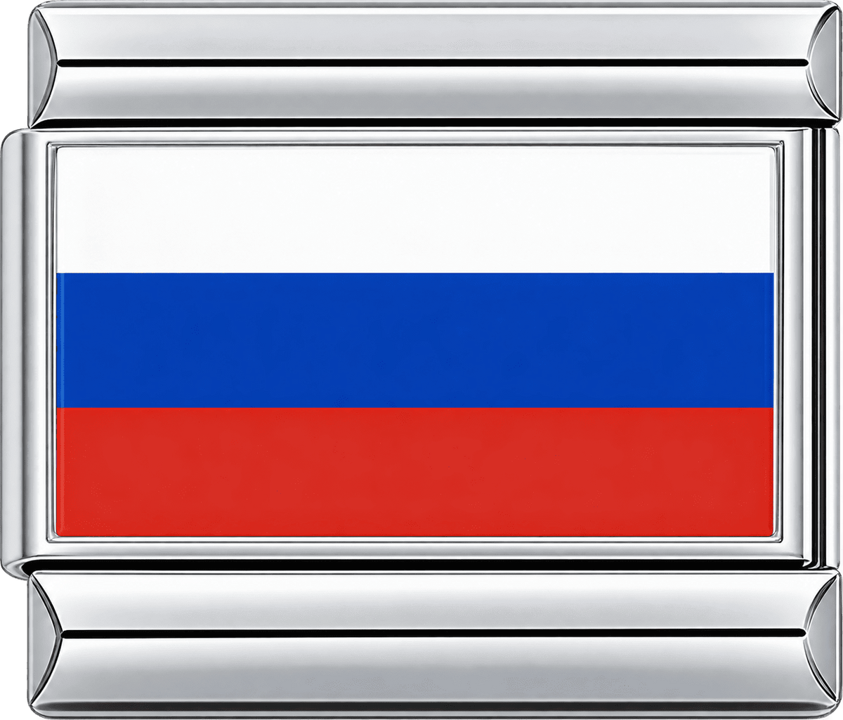 Russia Flag Single Charm