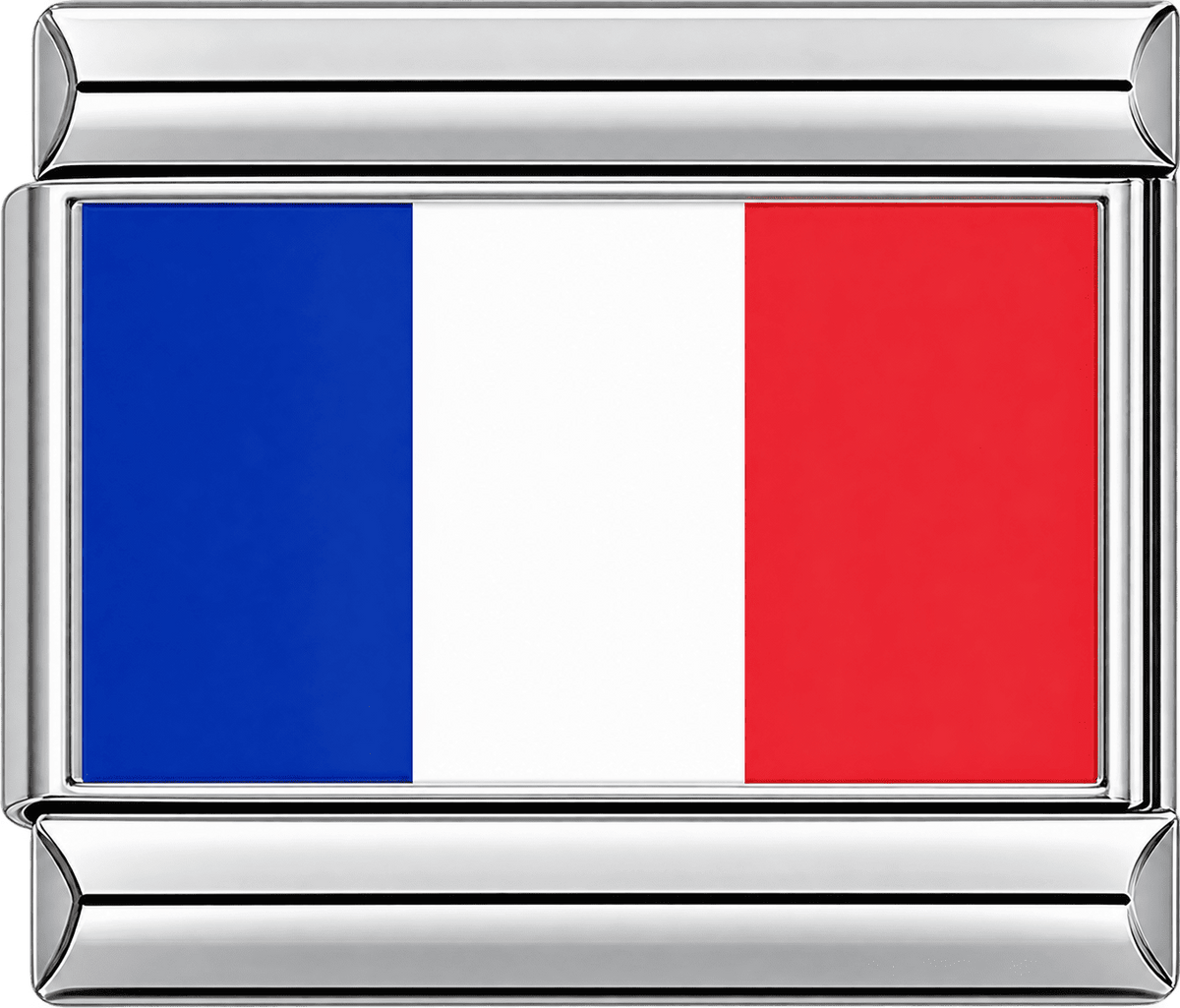 France Flag Single Charm
