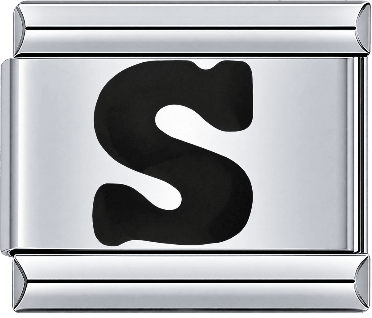 Black Letter S Single Charm