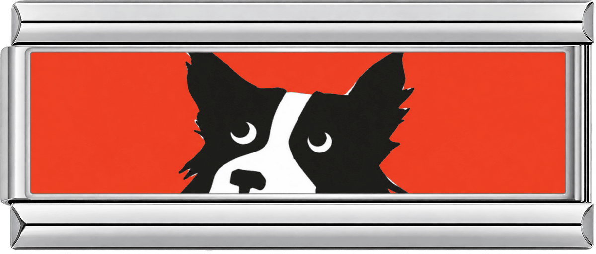 Husky Portrait Double Charm