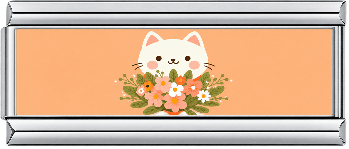 Flower Cat Double Charm