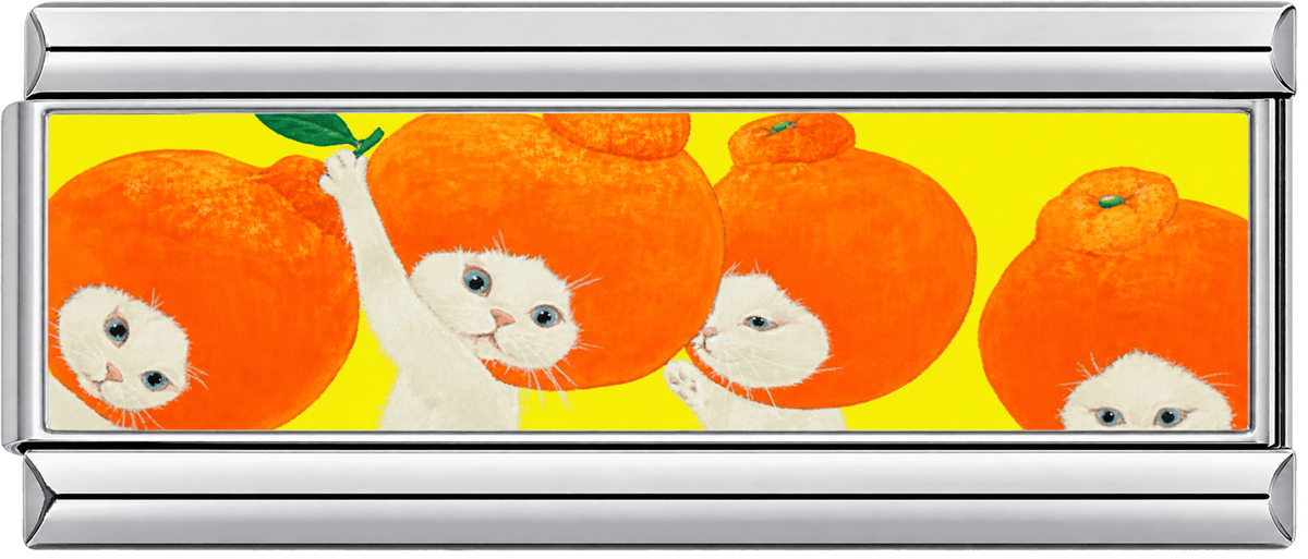 Orange Cats Double Charm
