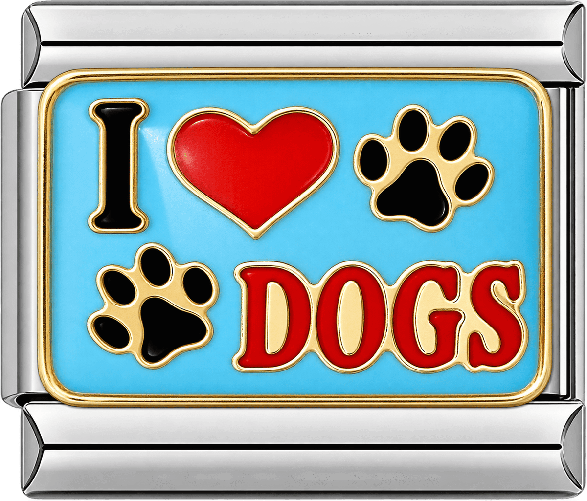 I Love Dogs Single Charm