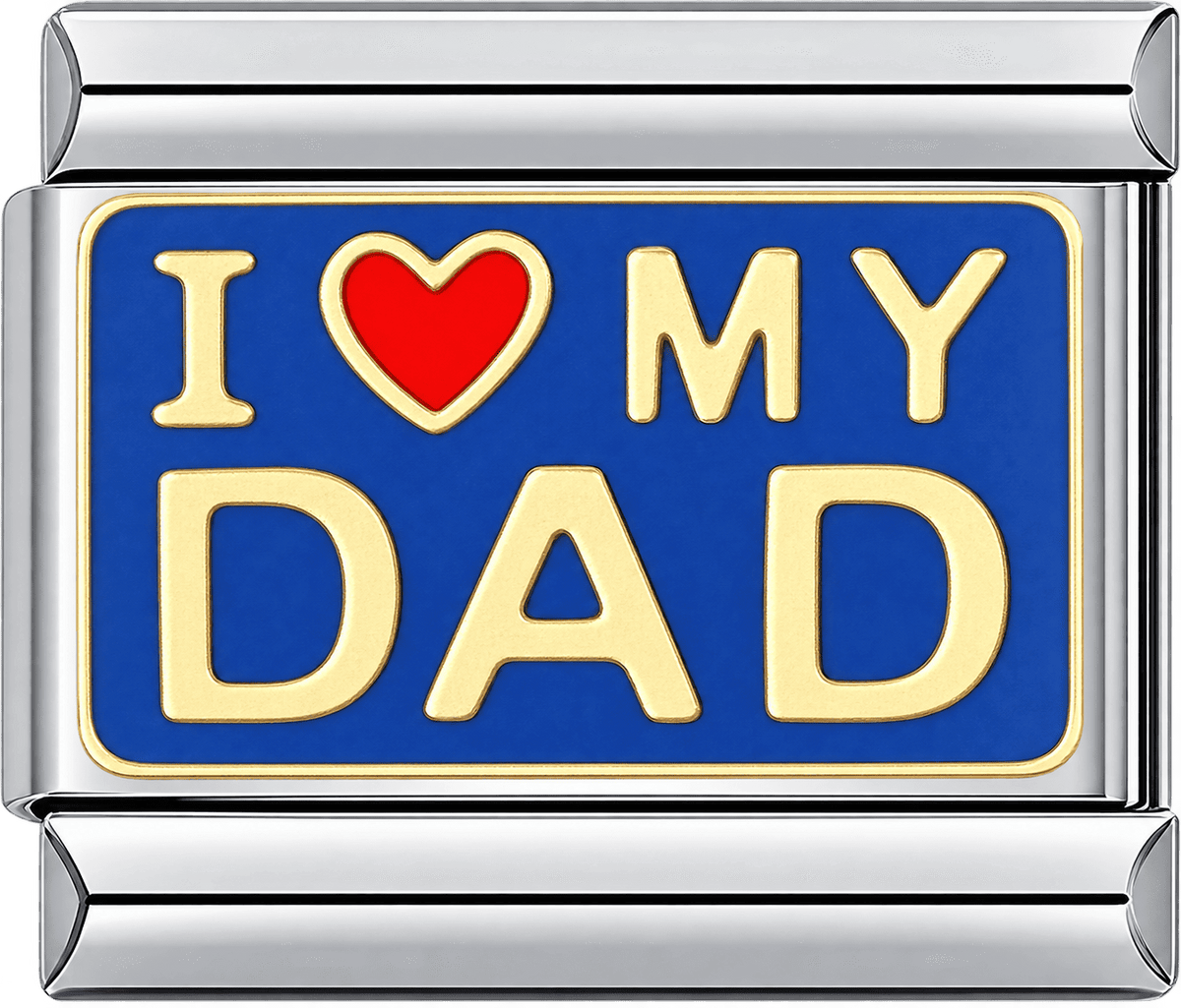 I Love My Dad Single Charm