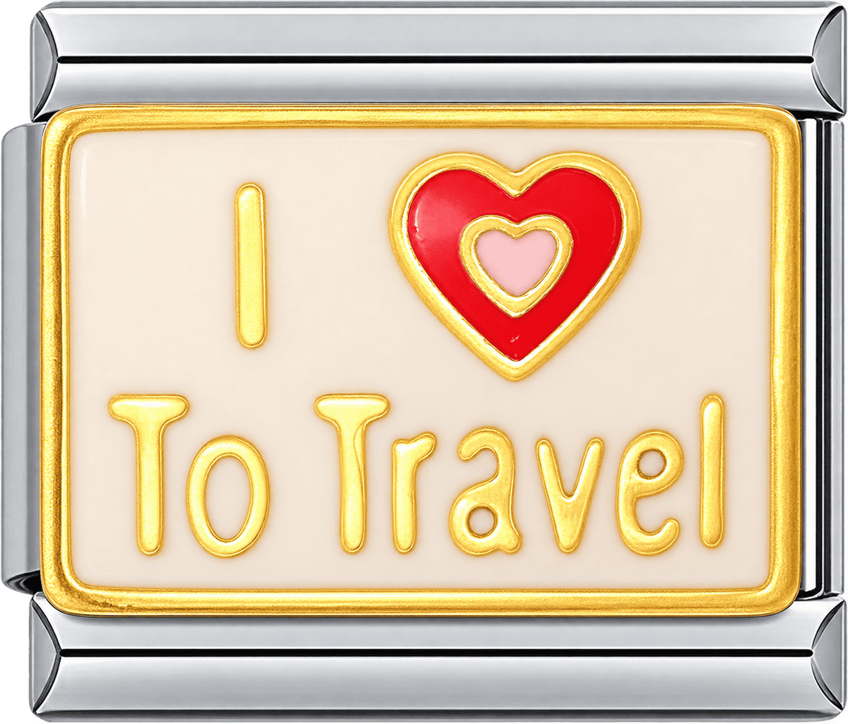 I Love To Travel Single Charm