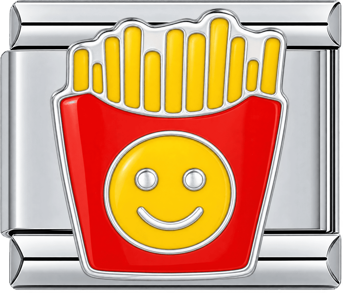 Smiley French Fries Single Charm