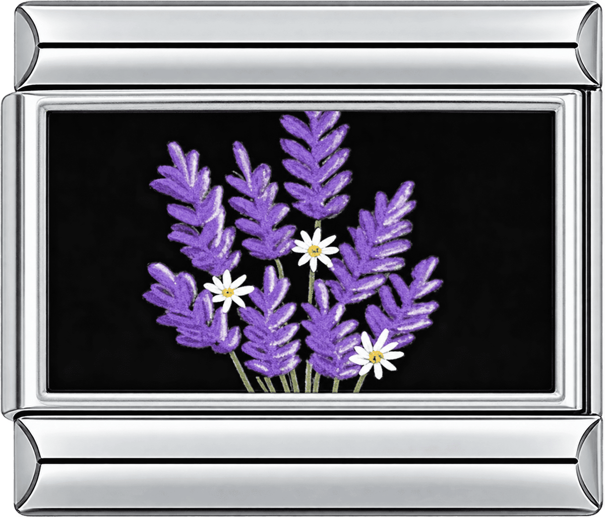 Lavender Bouquet Single Charm