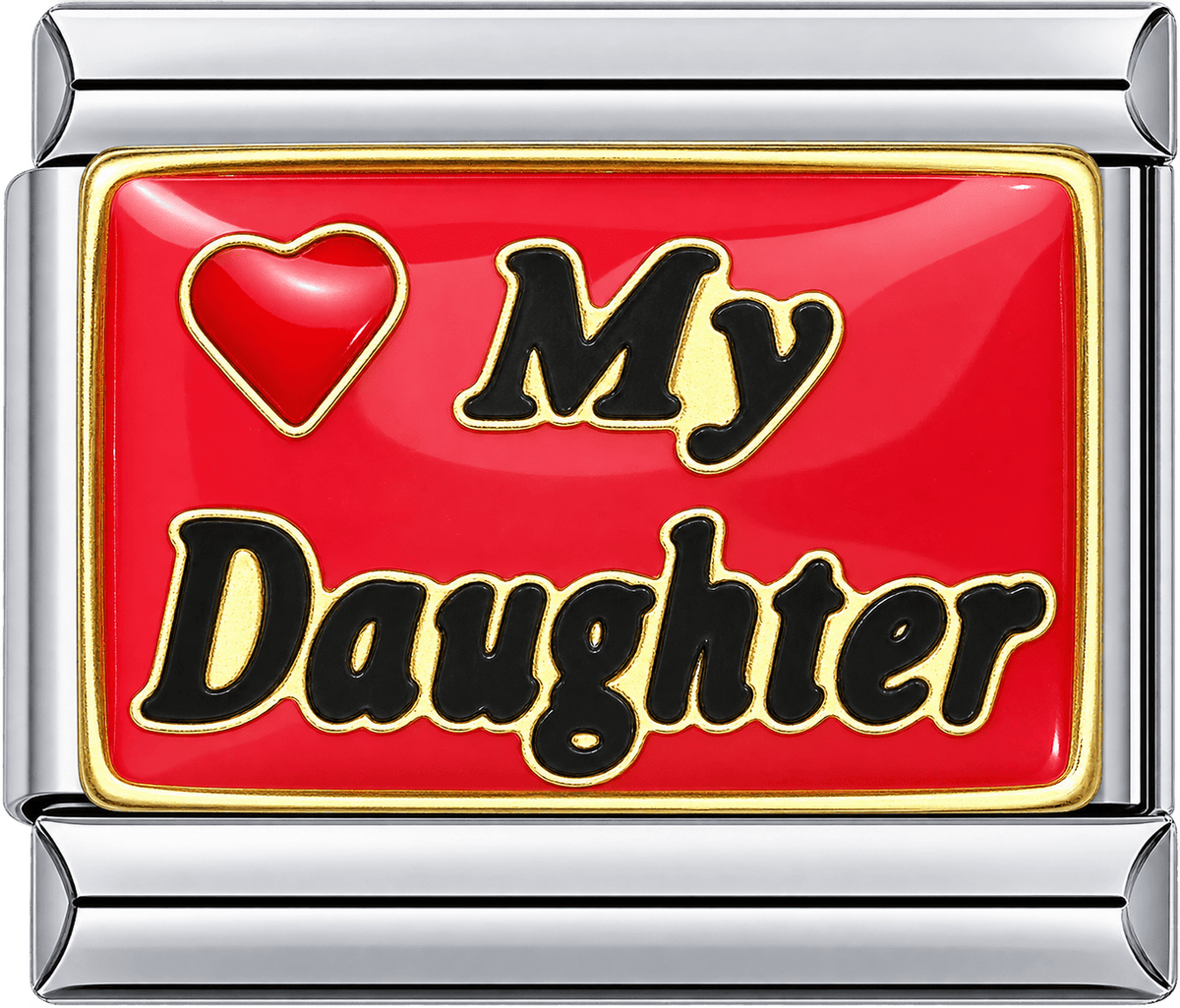 Love My Daughter Single Charm