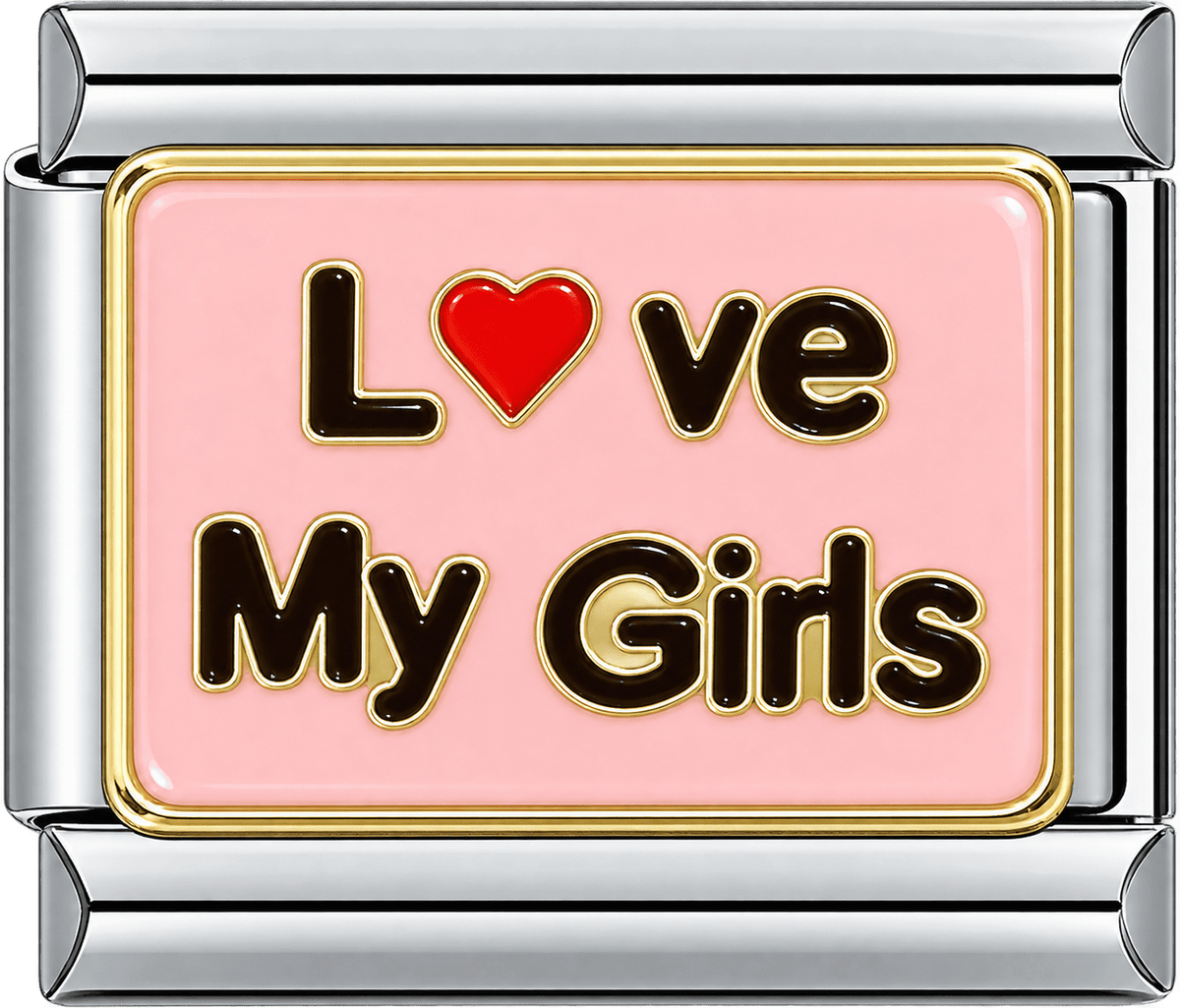 Love My Girls Single Charm