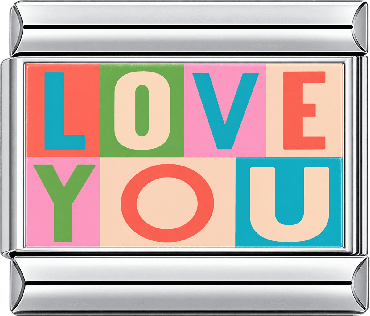 Colorful Love You Single Charm