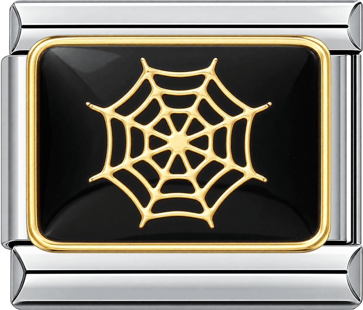 Midnight Cobweb Frame Single Charm