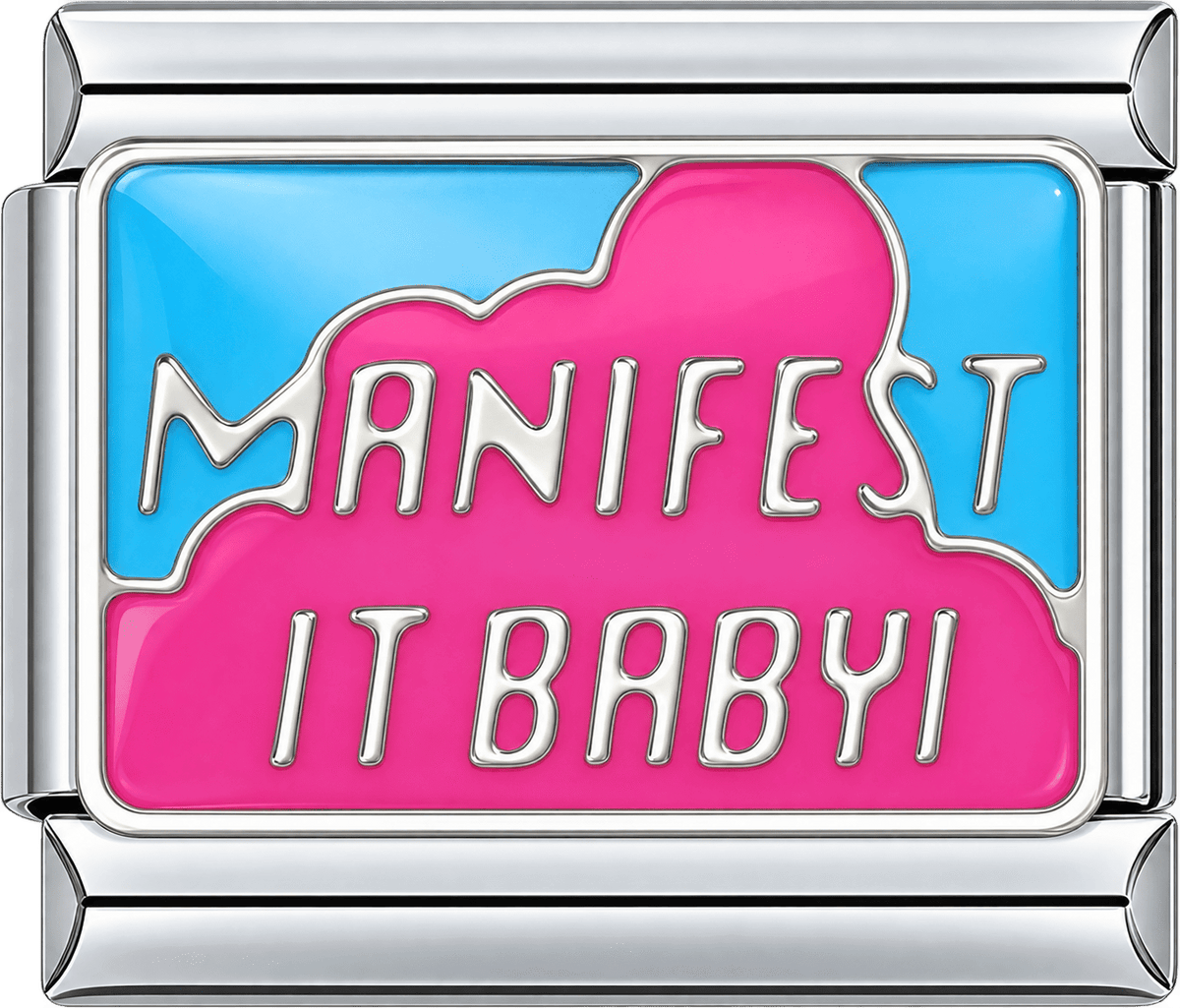 Manifest It Baby Single Charm