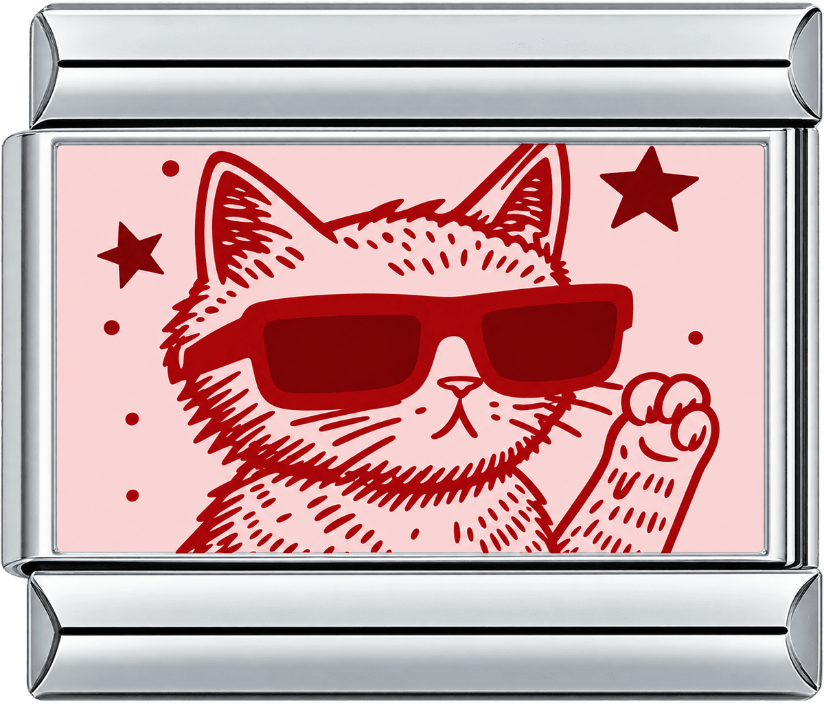 Cool Shades Cat Single Charm
