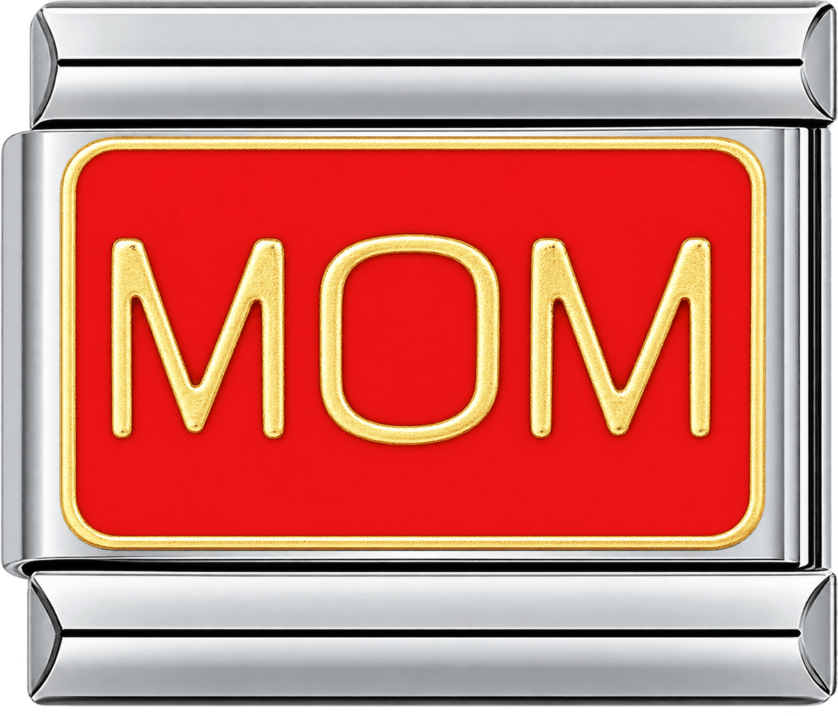 Red Mom Single Charm