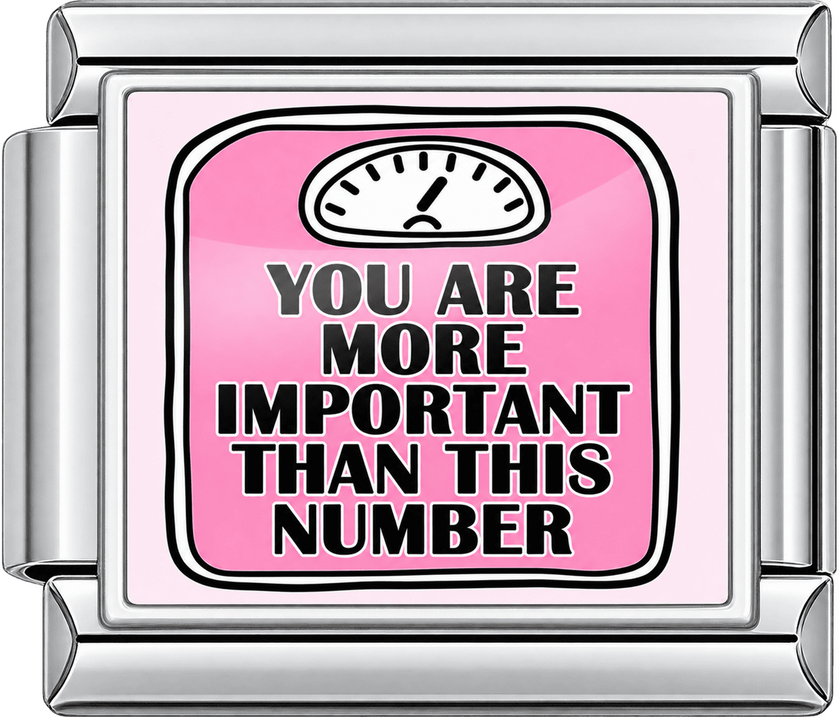 You Are Important Than This Number Single Charm