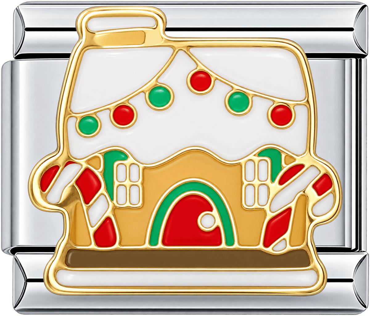 Christmas Gingerbread House Single Charm