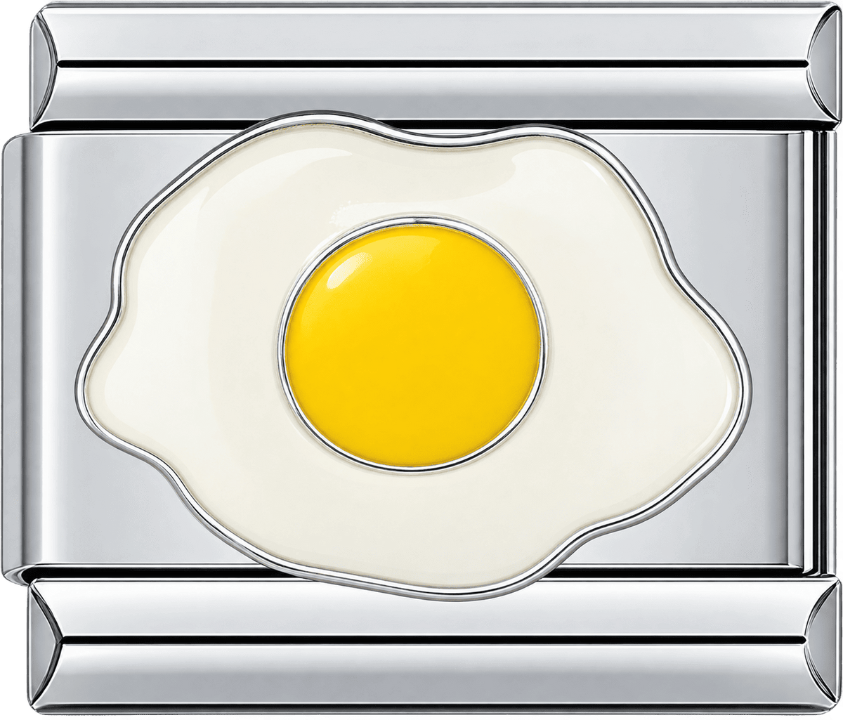 Fried Egg Single Charm