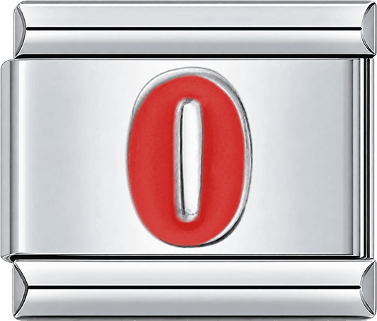 Red Number 0 Single Charm