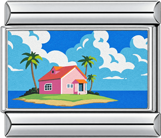 Tropical Island Cottage Single Charm