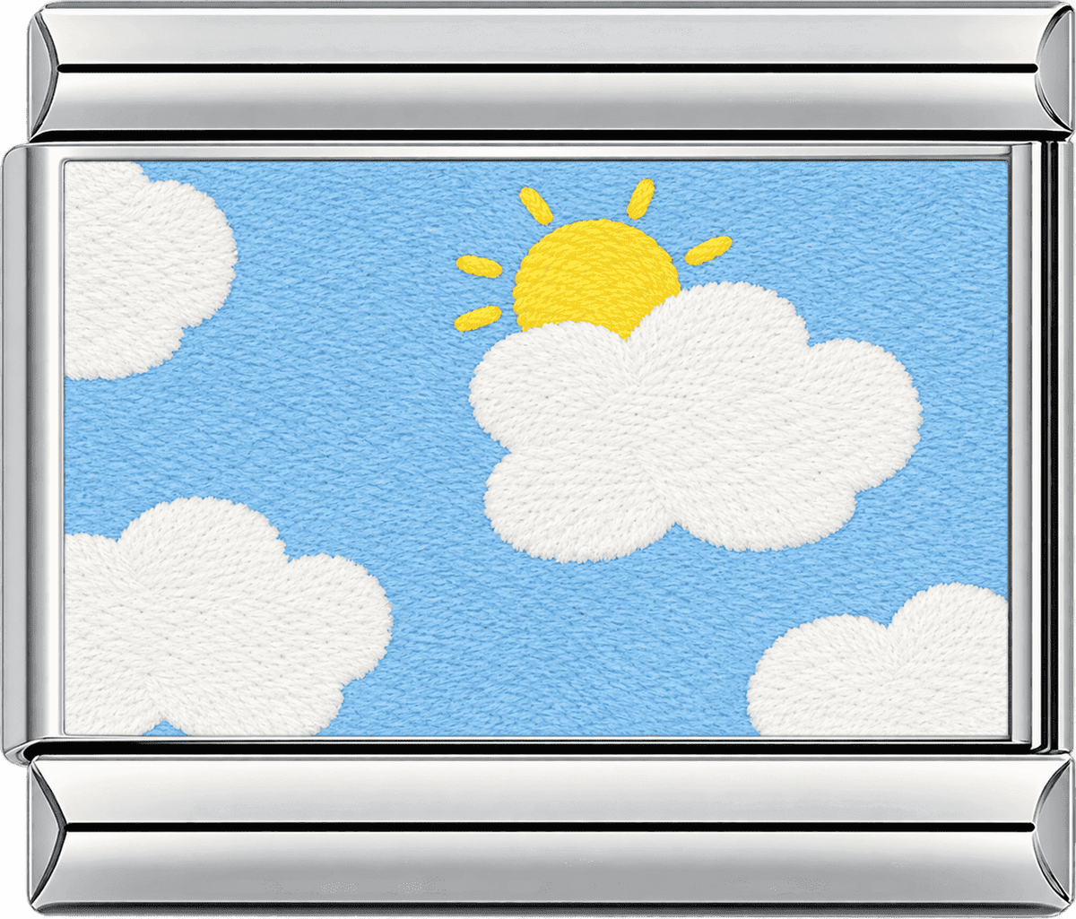 Sunny Cloudscape Single Charm