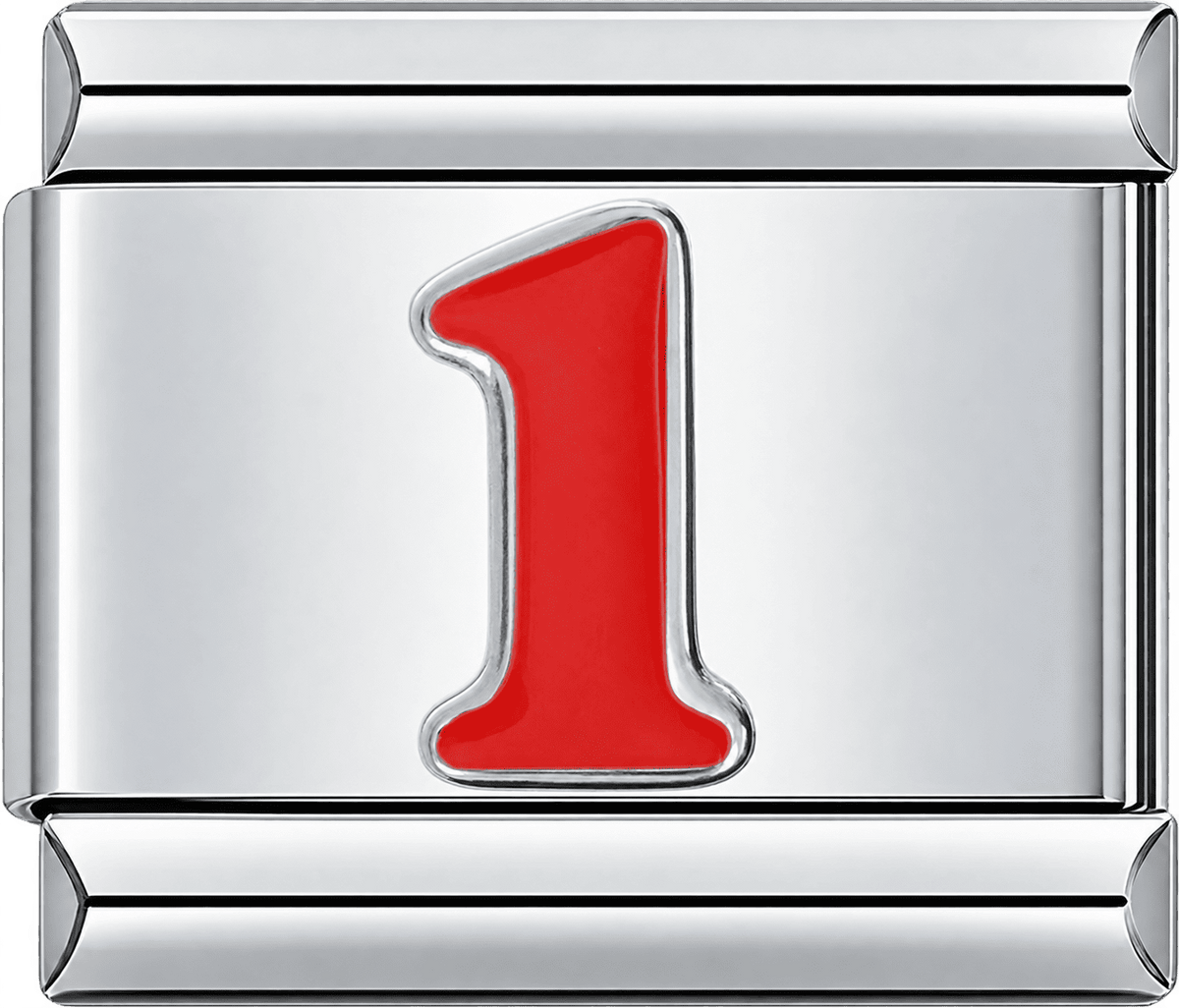 Red Number 1 Single Charm