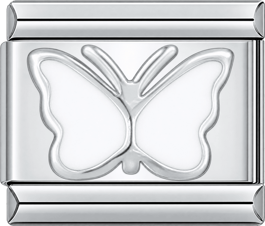 White Butterfly Single Charm