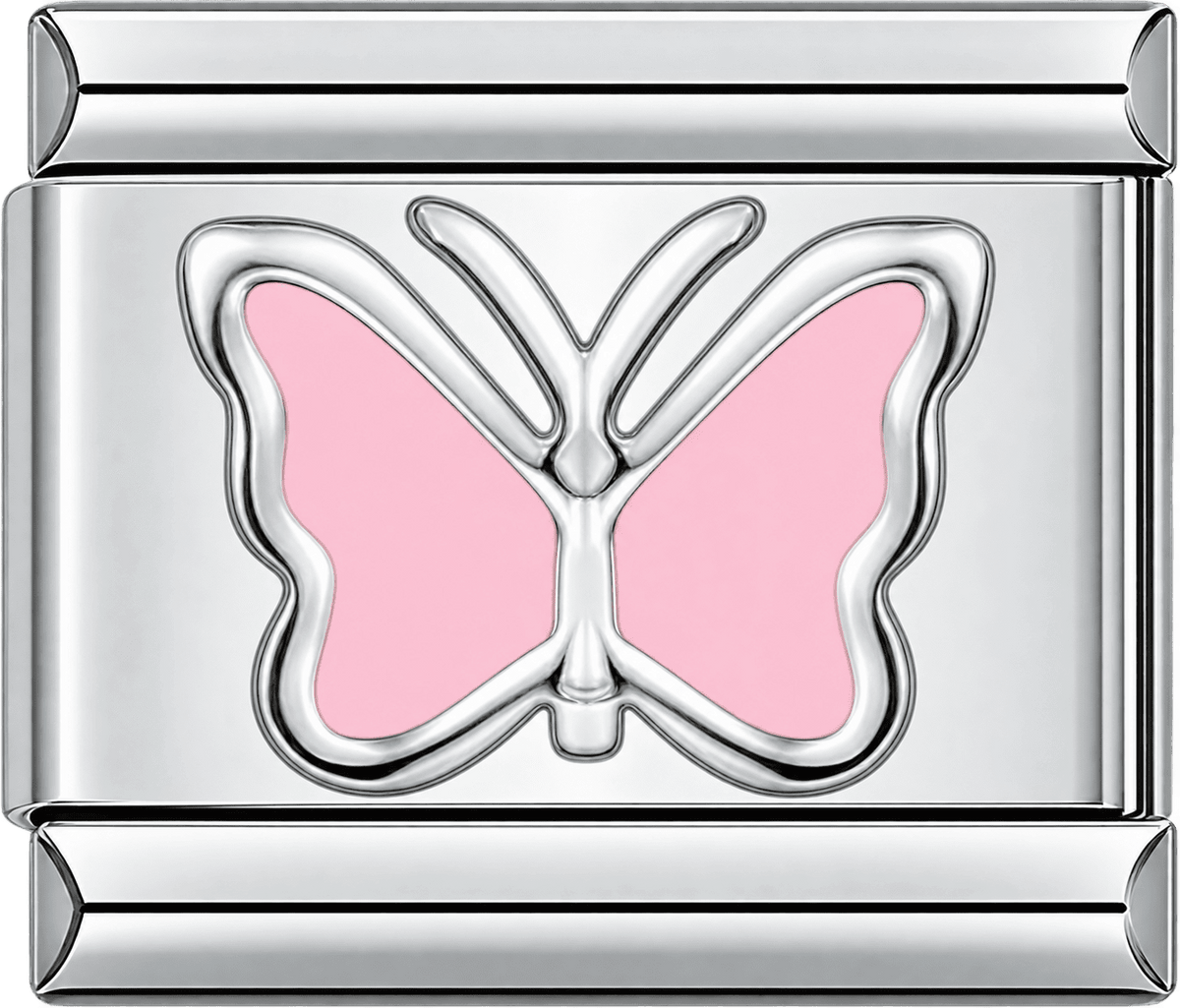 Pink Butterfly Single Charm