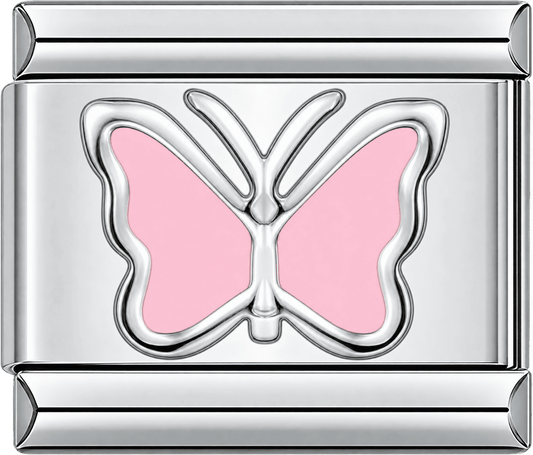 Pink Butterfly Single Charm