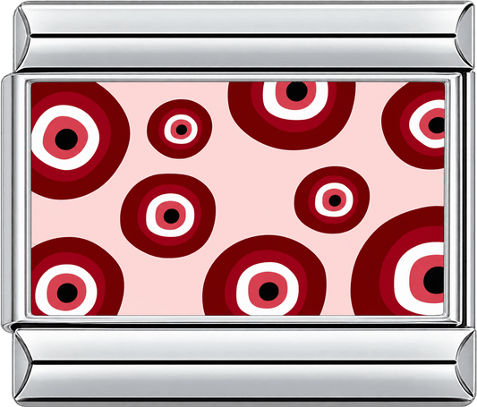 Crimson Nazar Pattern Single Charm