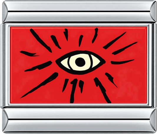 Radiant Red Eye Single Charm