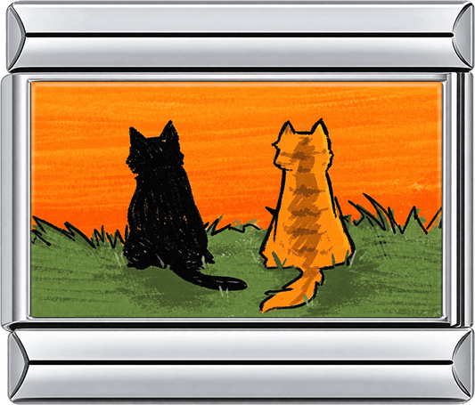 Sunset Cat Duo Single Charm