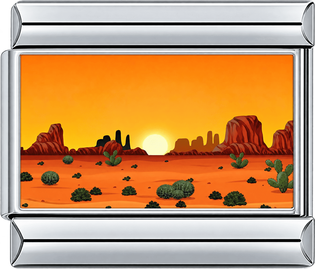 Desert Sunset Single Charm
