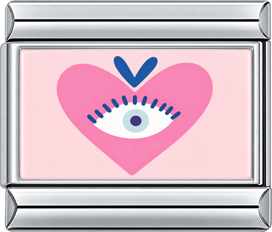 Sweet Wink Heart Single Charm