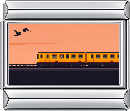 Sunset Train Single Charm