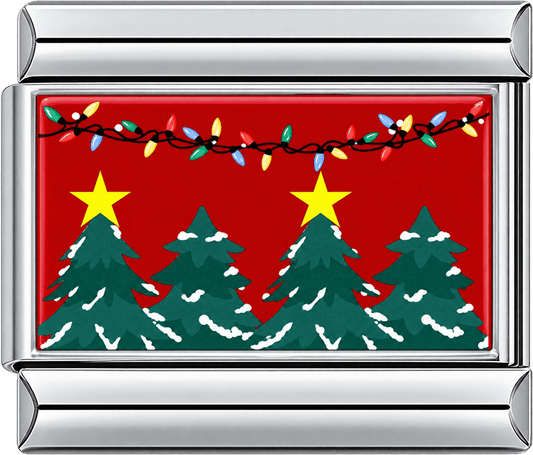 Christmas Trees & Lights Single Charm