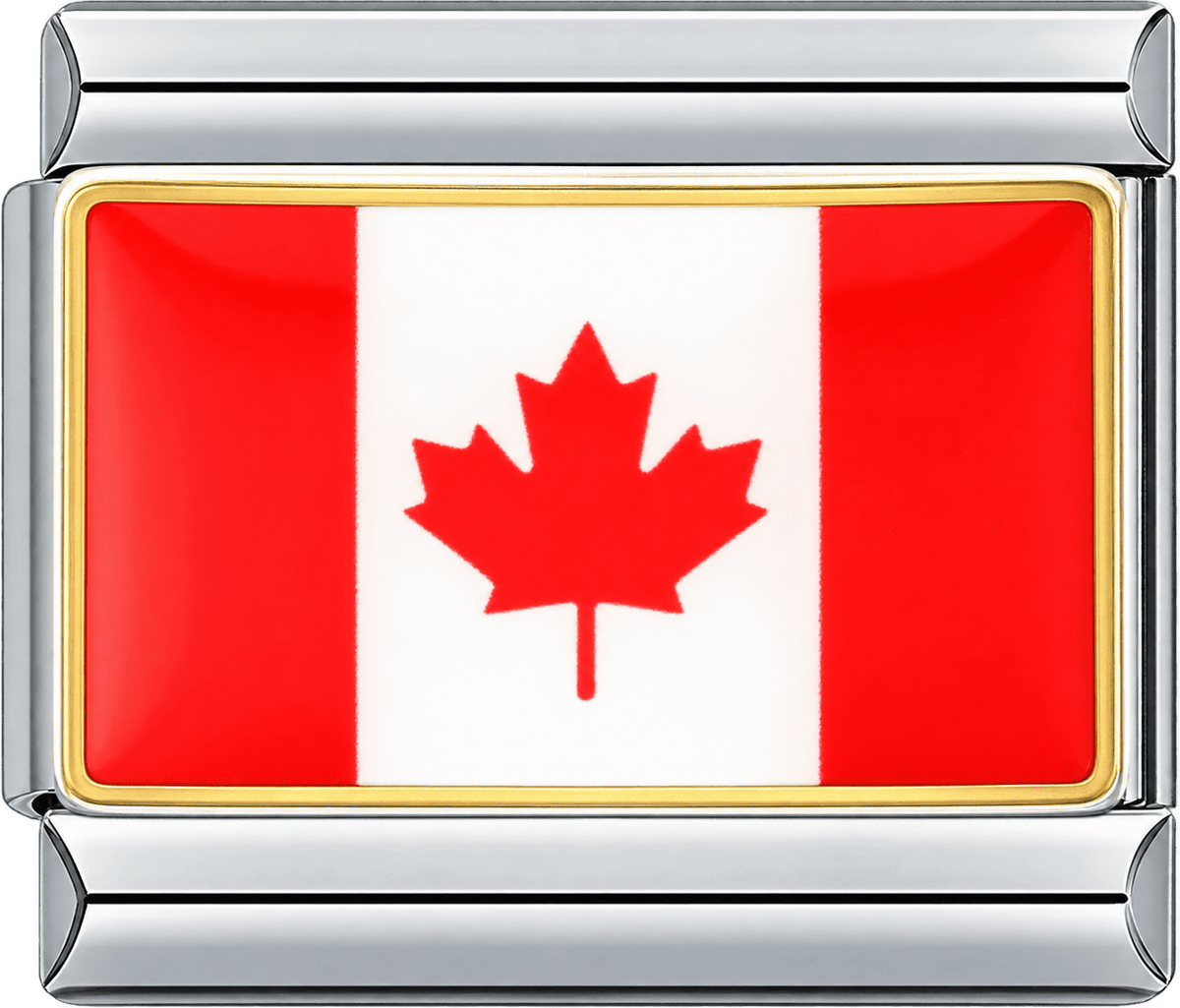 Canada Flag Single Charm