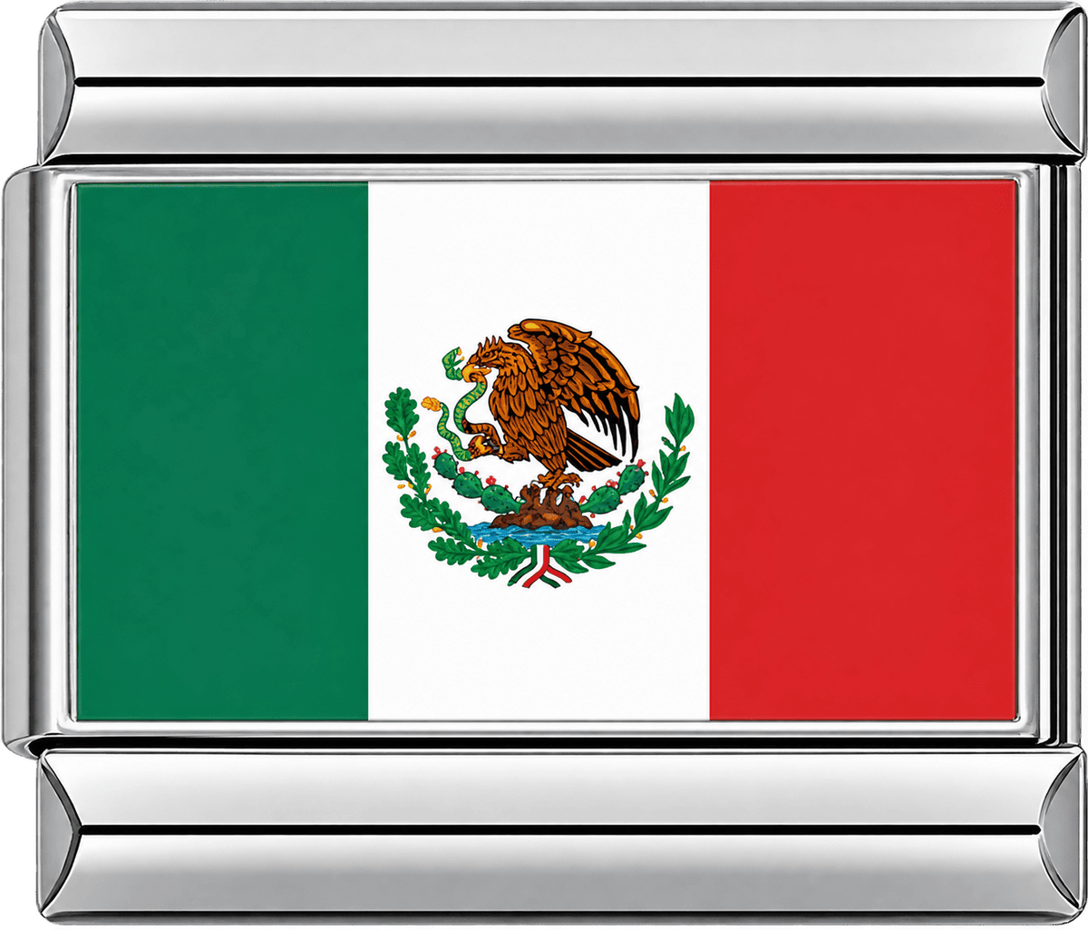 Mexico Flag Single Charm