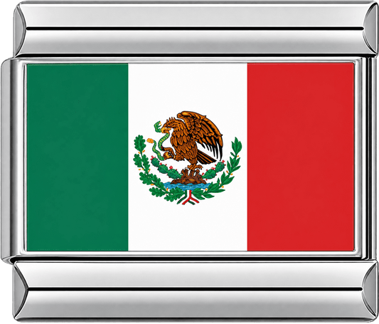 Mexico Flag Single Charm