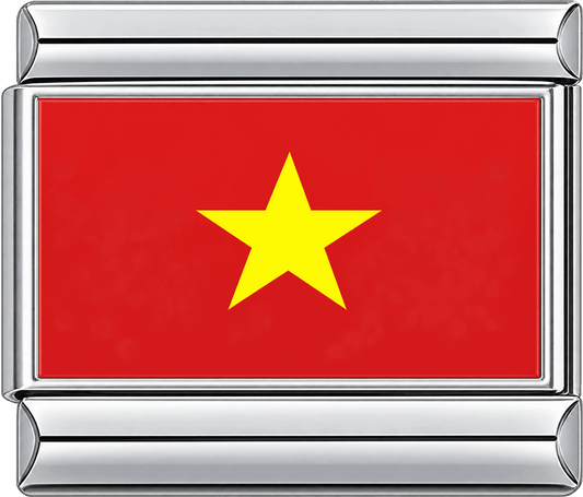 Viet Nam Flag Single Charm