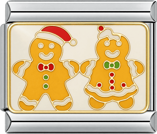 Holiday Gingerbread Couple Single Charm