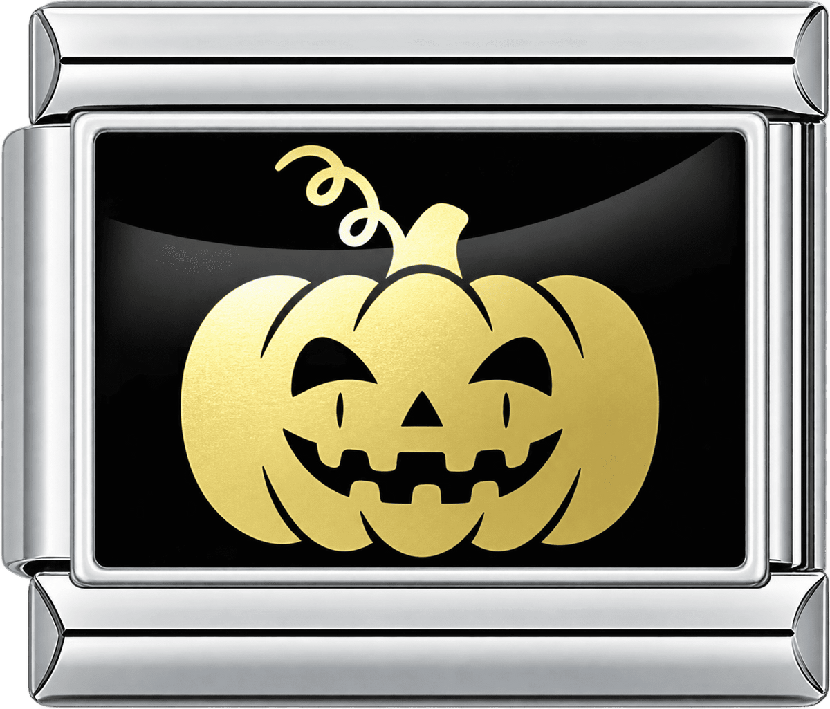 Smiling Jack O’Lantern Single Charm